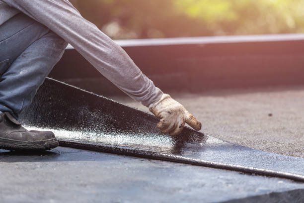 Professional Basement Waterproofing technician working in Leoma, TN